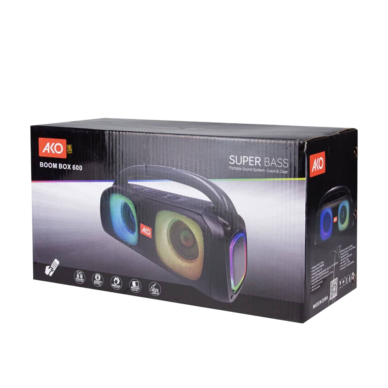 اسپیکر قابل حمل آکو مدل Boom Box 600