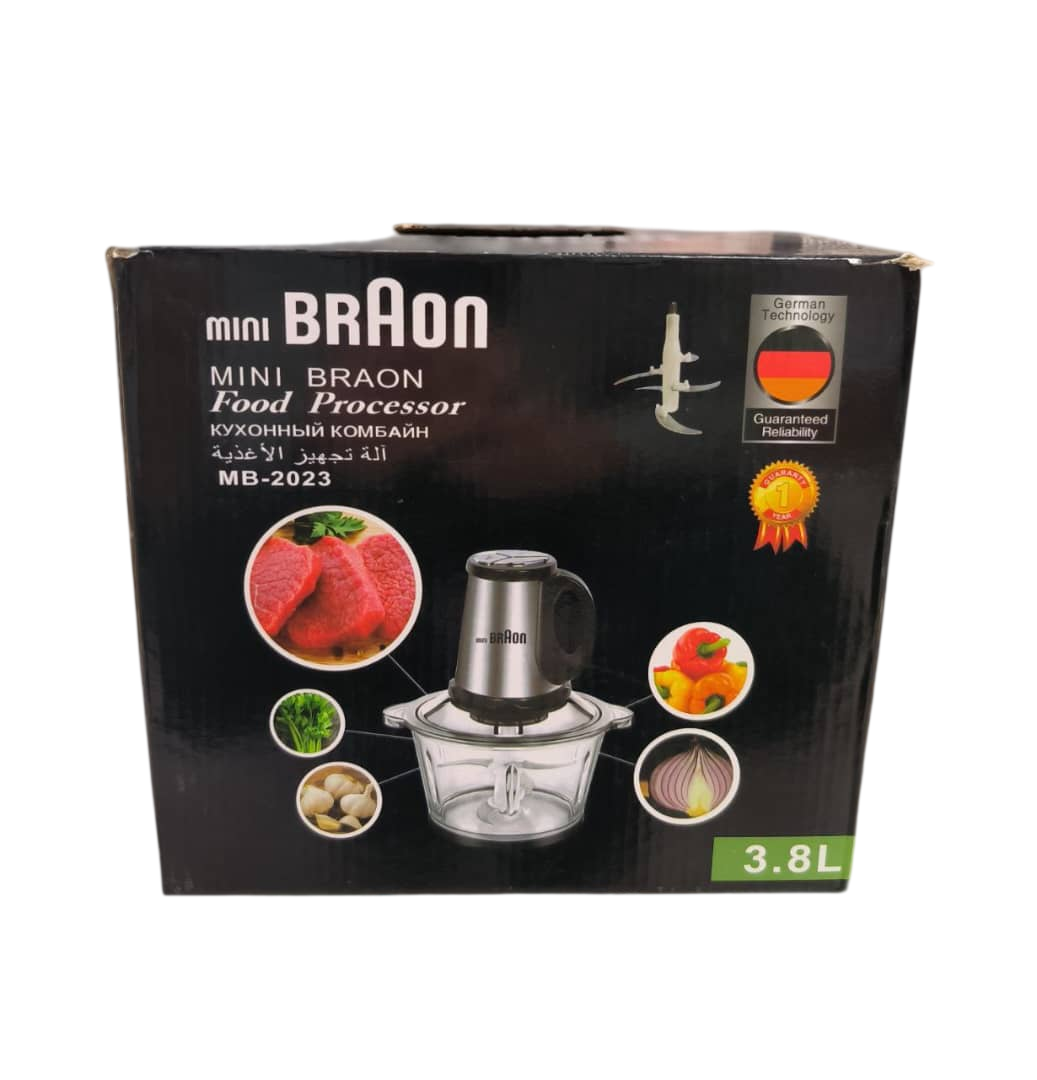 خردکن و غذاساز 3.8 لیتری براون MINI BRAON مدل 2023